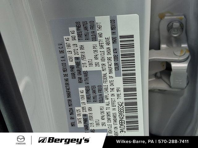 new 2025 Mazda CX-30 car, priced at $27,024