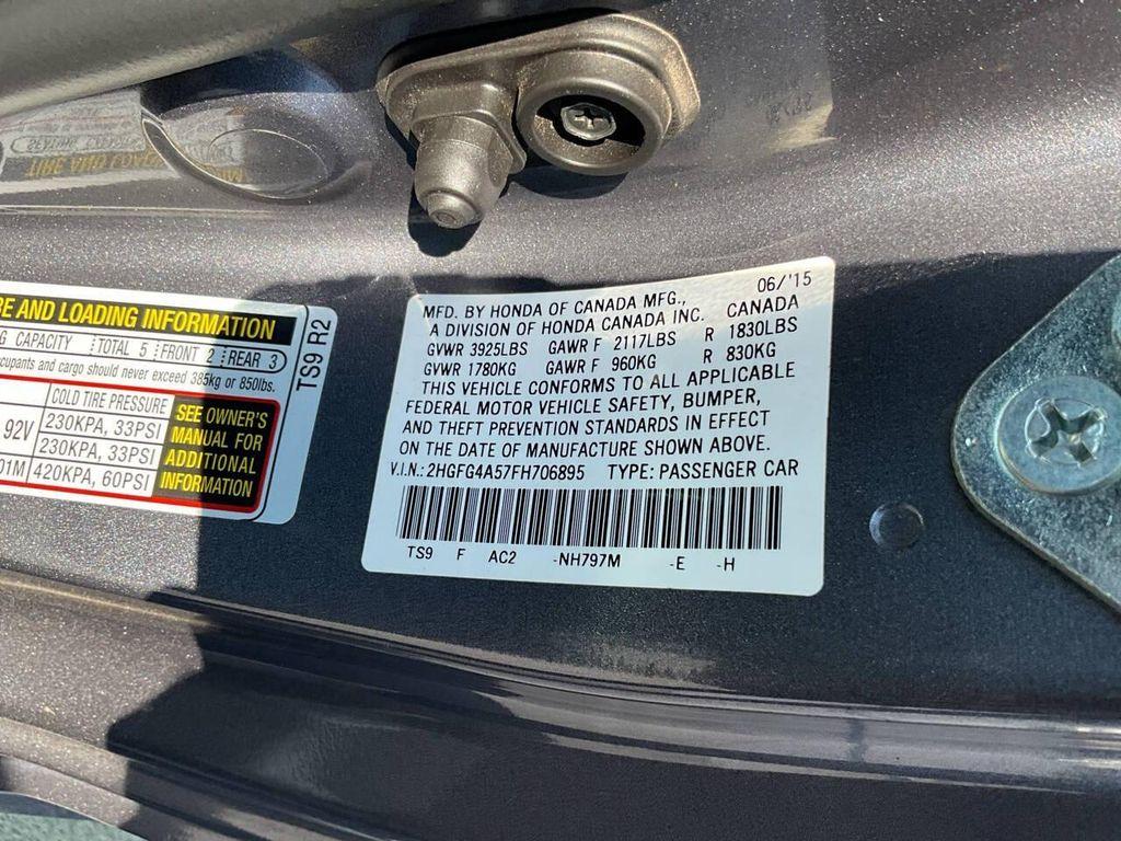 used 2015 Honda Civic car, priced at $12,975