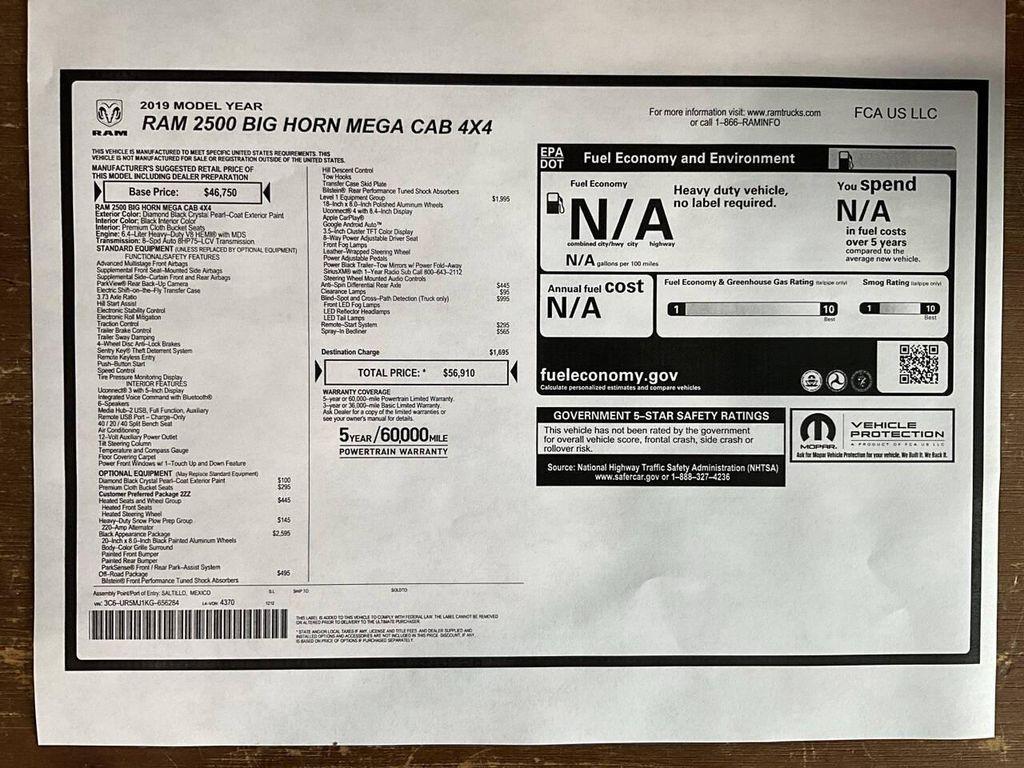 used 2019 Ram 2500 car, priced at $24,975