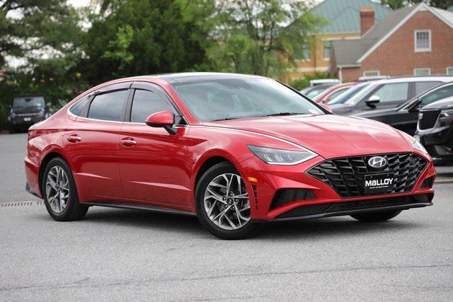 used 2021 Hyundai Sonata car, priced at $13,500
