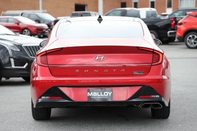 used 2021 Hyundai Sonata car, priced at $13,500