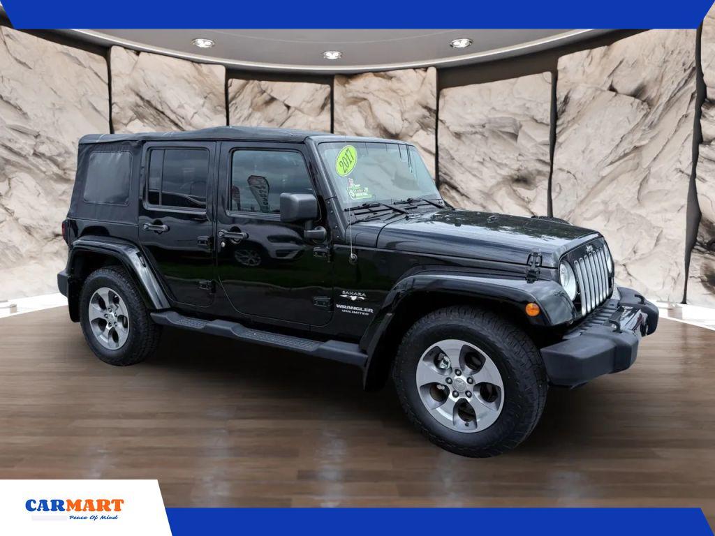 used 2017 Jeep Wrangler Unlimited car, priced at $19,837