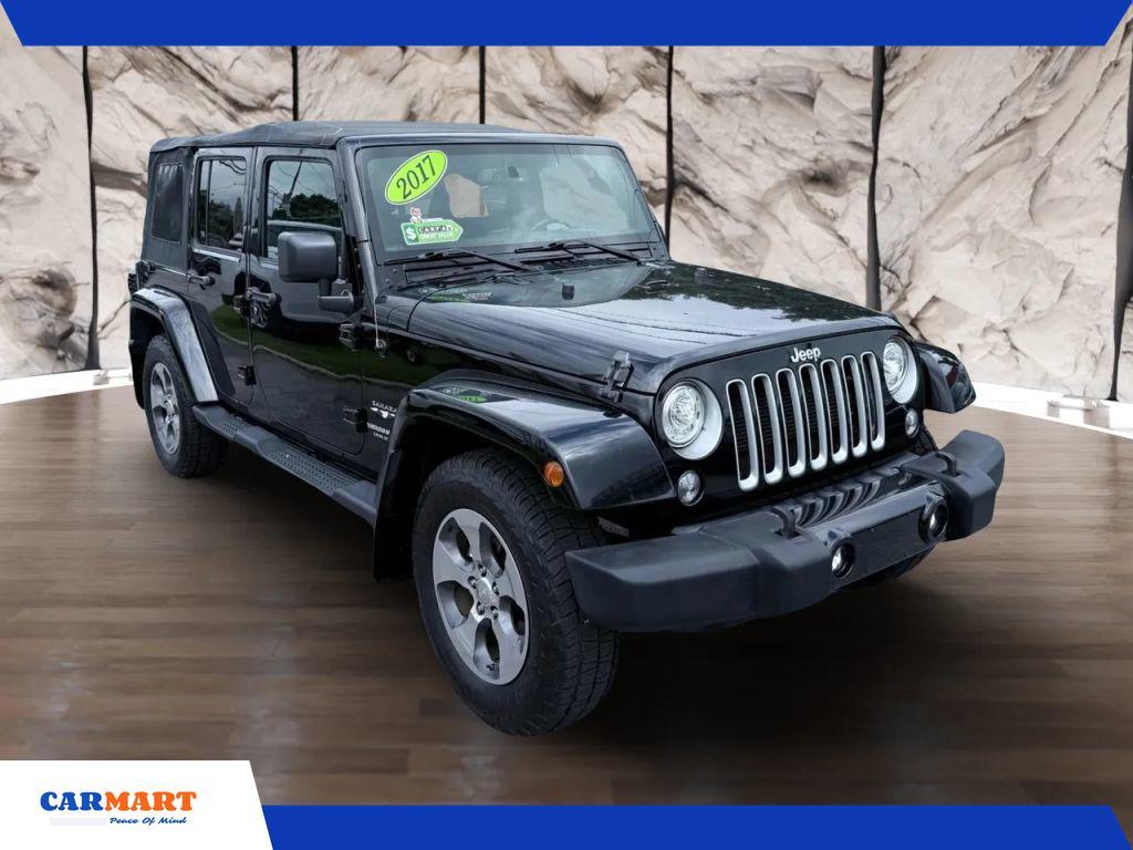 used 2017 Jeep Wrangler Unlimited car, priced at $19,837