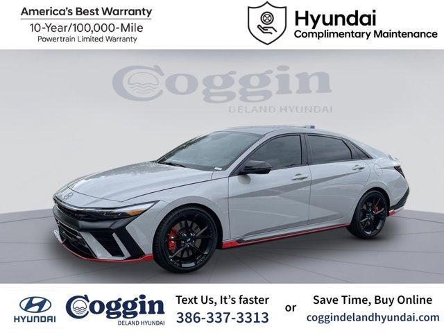 new 2025 Hyundai Elantra N car, priced at $34,750