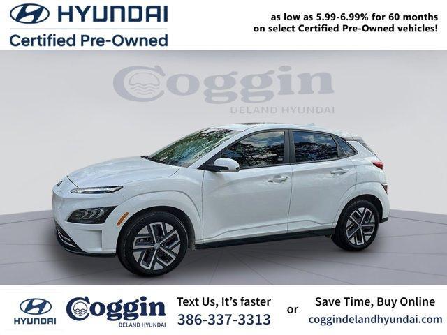 used 2023 Hyundai Kona EV car, priced at $24,416