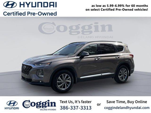 used 2019 Hyundai Santa Fe car, priced at $19,900