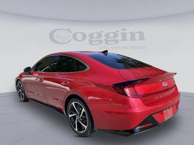 used 2021 Hyundai Sonata car, priced at $19,206