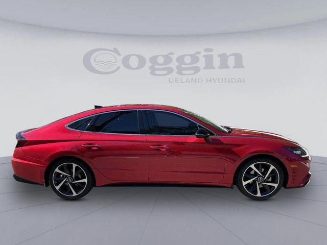 used 2021 Hyundai Sonata car, priced at $19,206
