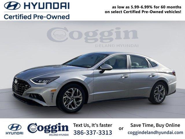 used 2021 Hyundai Sonata car, priced at $18,385