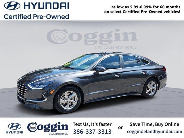 used 2021 Hyundai Sonata car, priced at $16,497