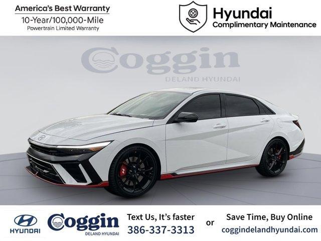 new 2025 Hyundai Elantra N car, priced at $37,129