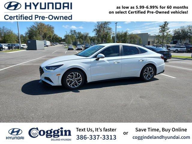 used 2021 Hyundai Sonata car, priced at $17,946