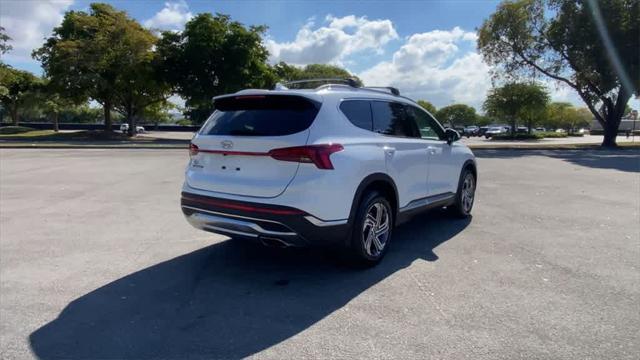 used 2022 Hyundai Santa Fe car, priced at $18,154