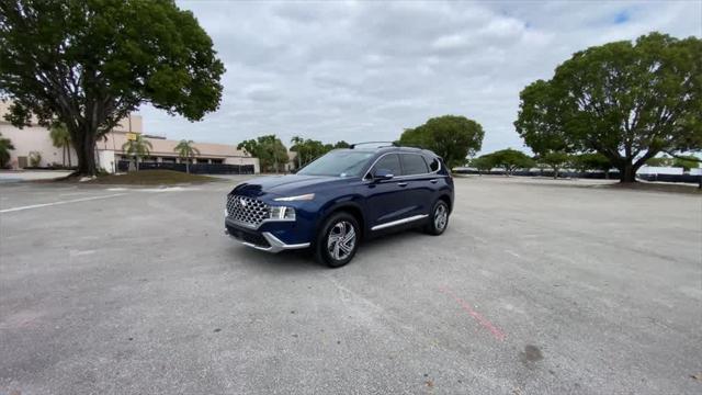 used 2021 Hyundai Santa Fe car, priced at $17,499