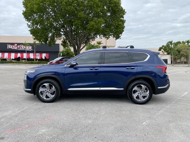 used 2021 Hyundai Santa Fe car, priced at $17,499