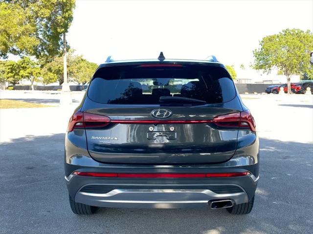 used 2021 Hyundai Santa Fe car, priced at $19,403