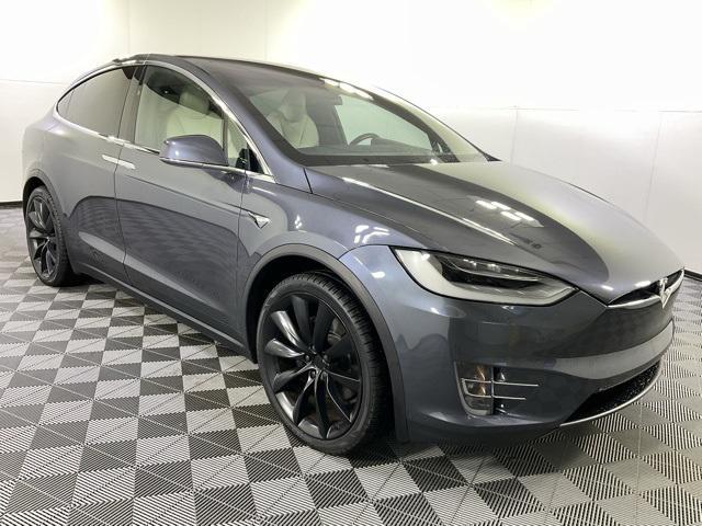 used 2021 Tesla Model X car, priced at $48,235