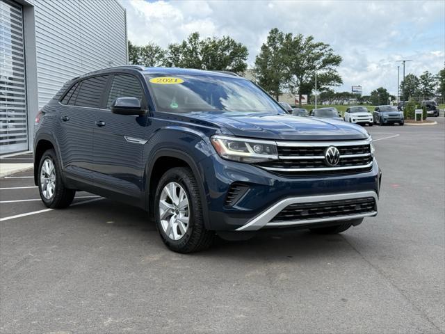 used 2021 Volkswagen Atlas Cross Sport car, priced at $23,623