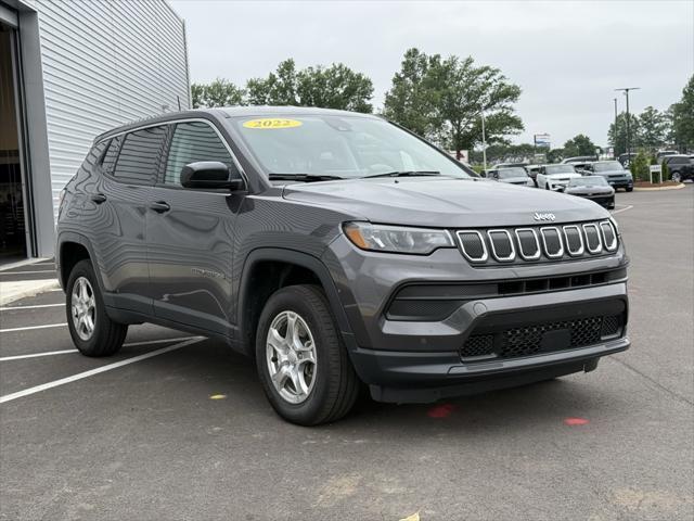 used 2022 Jeep Compass car, priced at $21,988
