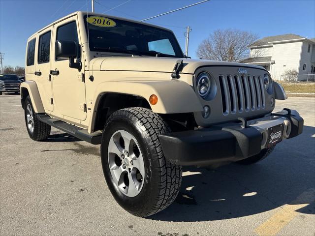 used 2016 Jeep Wrangler Unlimited car, priced at $21,990