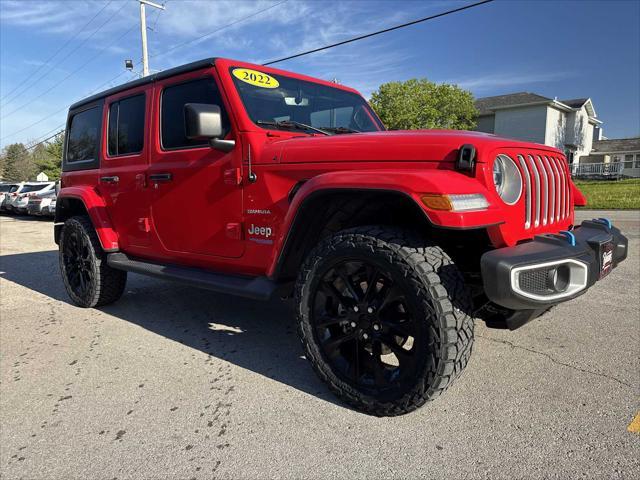 used 2022 Jeep Wrangler Unlimited 4xe car, priced at $31,990