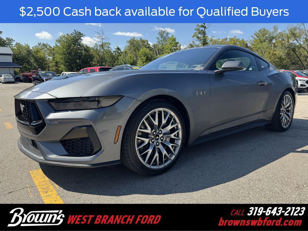 new 2025 Ford Mustang car, priced at $55,445