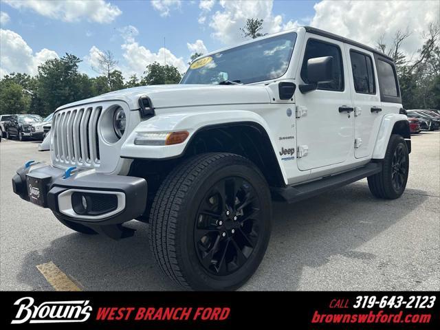 used 2022 Jeep Wrangler Unlimited 4xe car, priced at $33,990