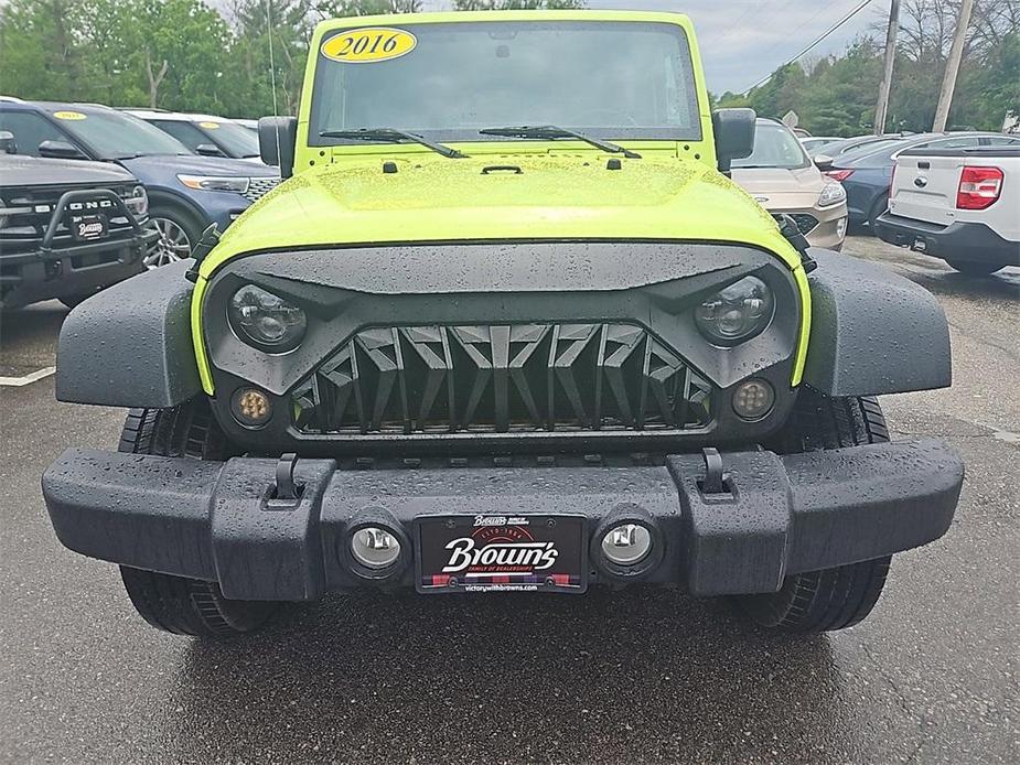 used 2016 Jeep Wrangler car, priced at $19,990