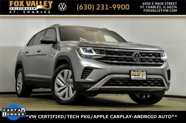 used 2022 Volkswagen Atlas Cross Sport car, priced at $31,499