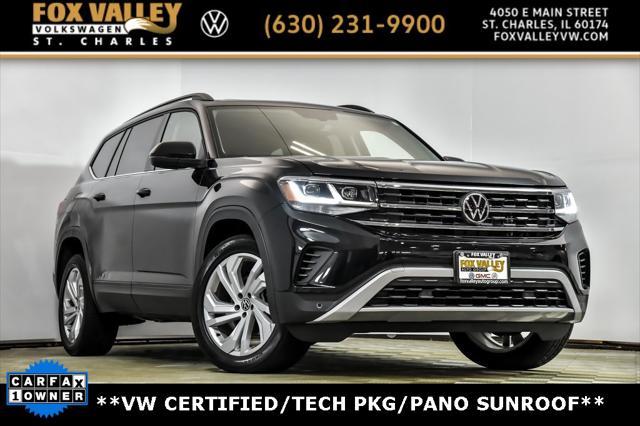 used 2021 Volkswagen Atlas car, priced at $30,999