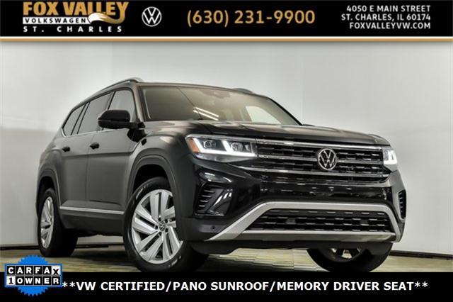 used 2021 Volkswagen Atlas car, priced at $30,499