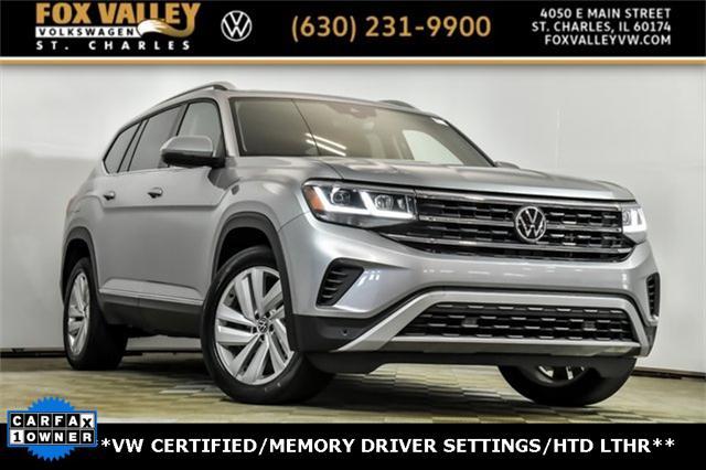 used 2021 Volkswagen Atlas car, priced at $30,999