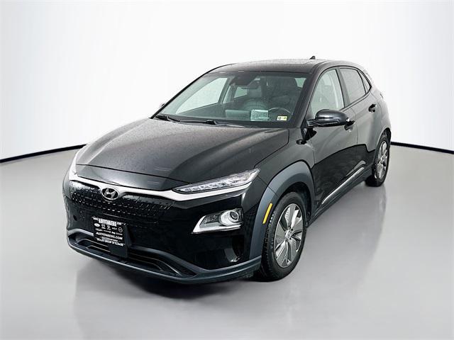 used 2021 Hyundai Kona EV car, priced at $14,495