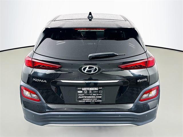 used 2021 Hyundai Kona EV car, priced at $14,495