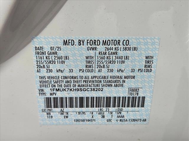 new 2025 Ford Explorer car, priced at $45,887