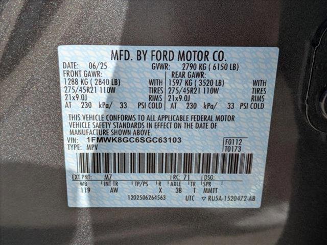 new 2025 Ford Explorer car, priced at $60,360