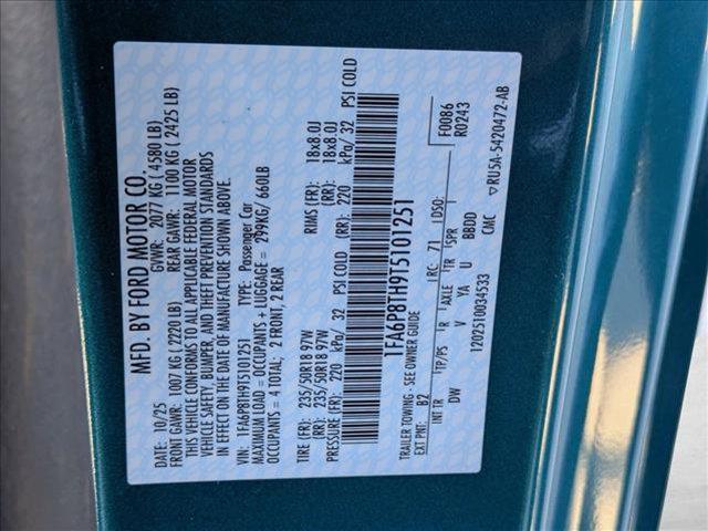 new 2026 Ford Mustang car, priced at $34,785