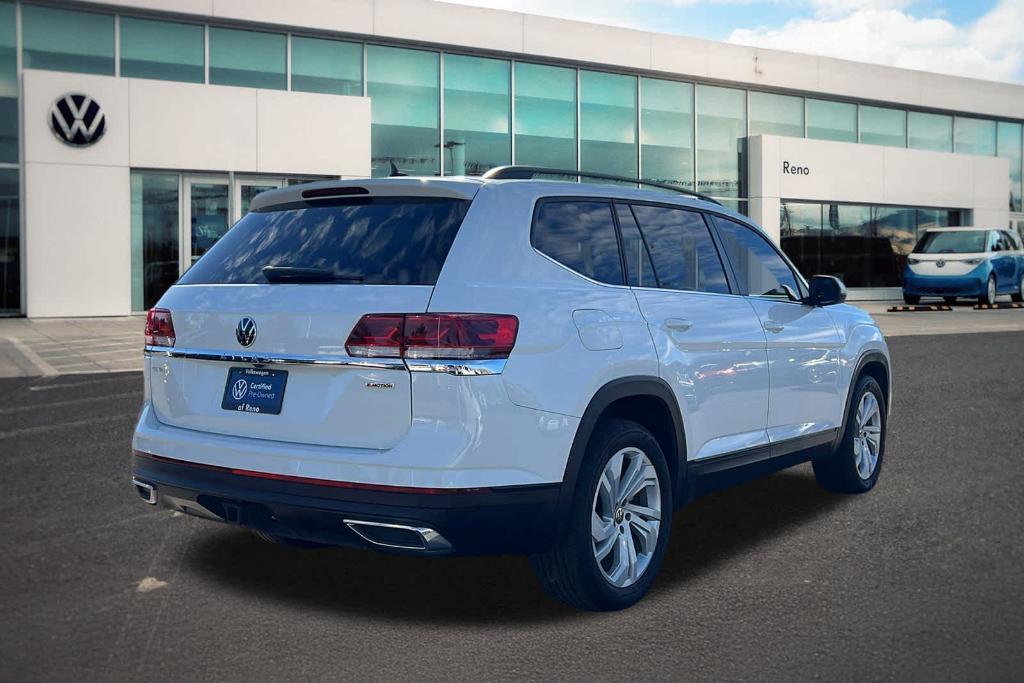 used 2021 Volkswagen Atlas car, priced at $26,554