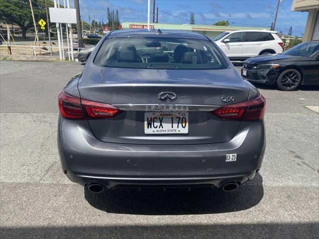 used 2021 INFINITI Q50 car, priced at $27,888