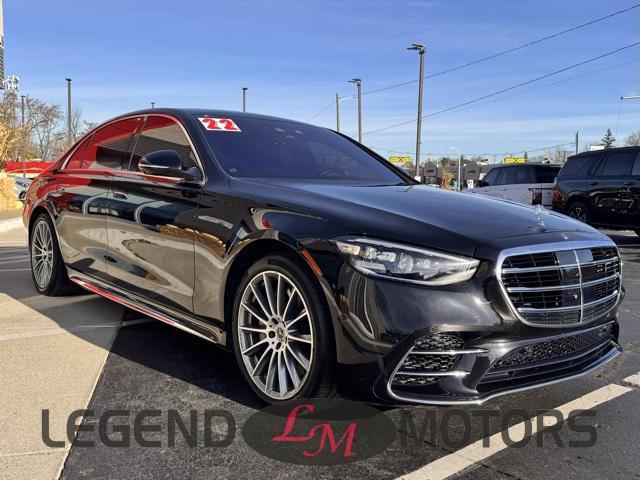 used 2022 Mercedes-Benz S-Class car, priced at $74,995