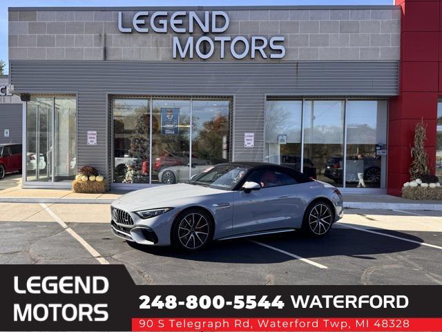 used 2022 Mercedes-Benz AMG SL 55 car, priced at $104,995