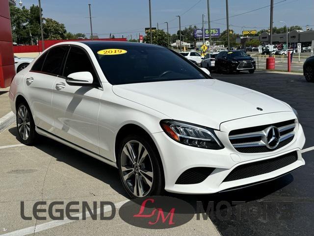 used 2019 Mercedes-Benz C-Class car, priced at $23,995