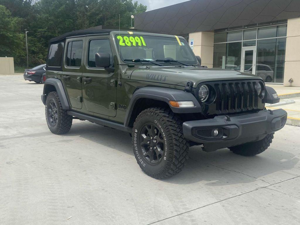 used 2021 Jeep Wrangler Unlimited car, priced at $28,991