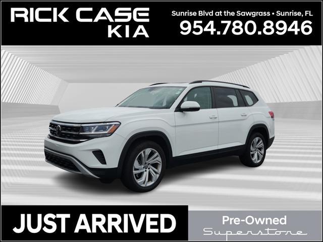 used 2021 Volkswagen Atlas car, priced at $23,990