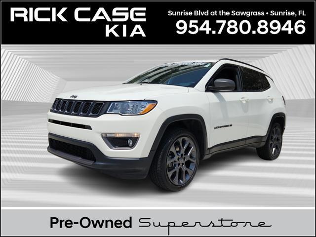 used 2021 Jeep Compass car, priced at $18,650