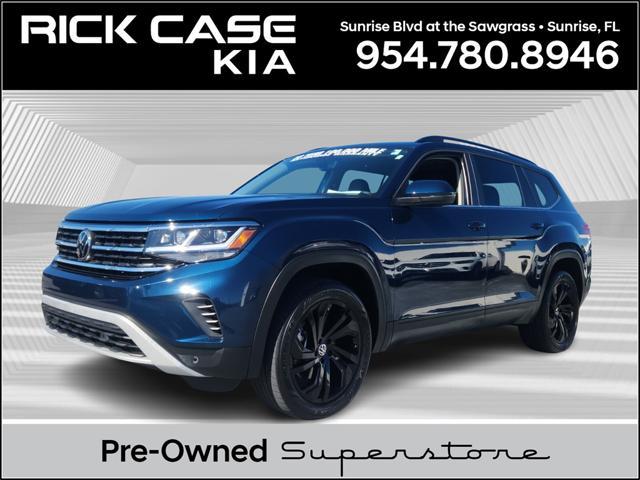 used 2022 Volkswagen Atlas car, priced at $23,490