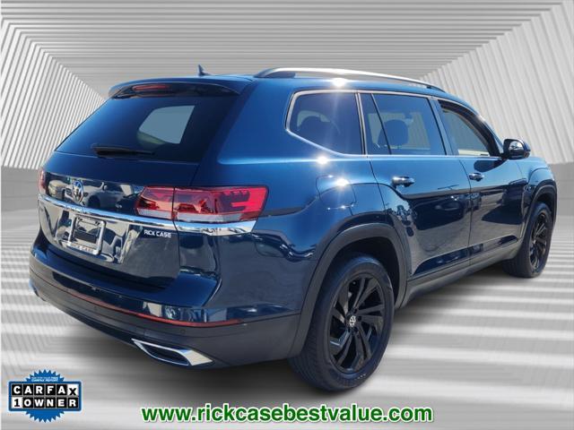 used 2022 Volkswagen Atlas car, priced at $23,490