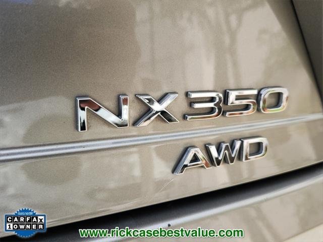 used 2023 Lexus NX 350 car, priced at $39,250