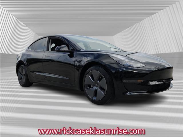 used 2023 Tesla Model 3 car, priced at $26,500