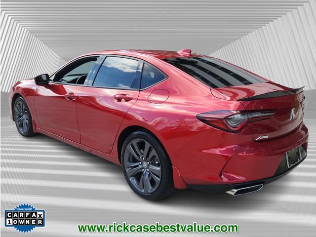 used 2022 Acura TLX car, priced at $32,990